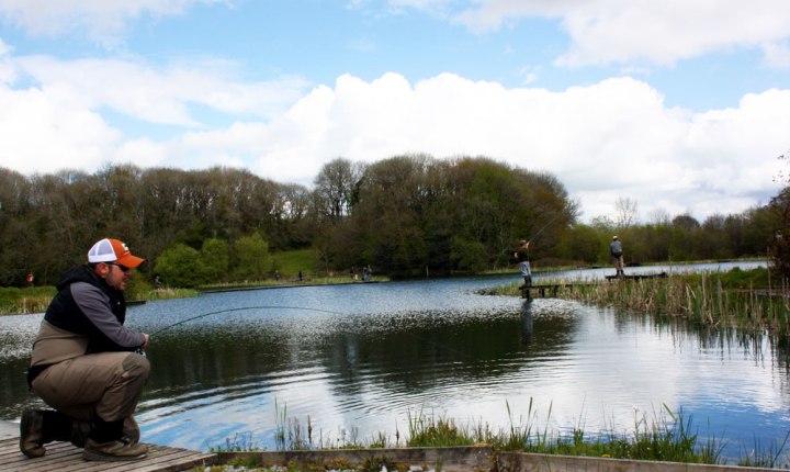 Playing a Fish Ronsfishing