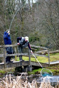 Kieron and Lewis Fishing