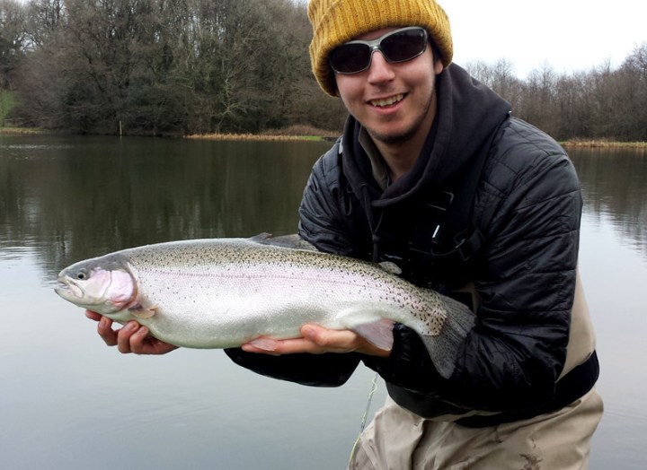 Kieron Jenkins with Big Rainbow