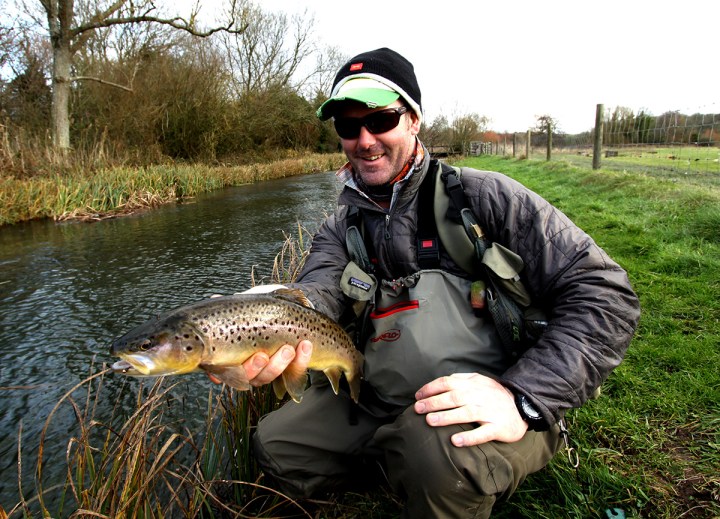 River Anton Famous Fishing Brown